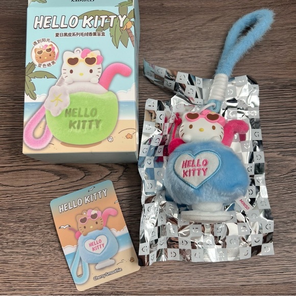 Miniso Accessories - Hello Kitty Miniso Summer Tan Series Confirmed Cherry Smoothie Aroma Pendant